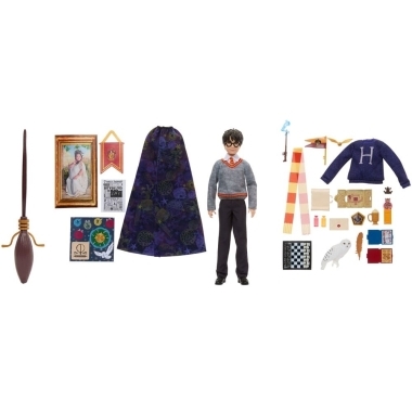 Papusi Harry Doll with Advent Calendar Gryffindor si papusa Harry Potter