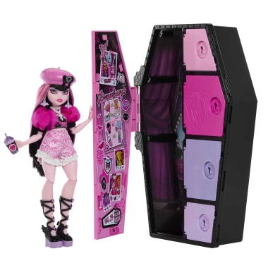 Monster High: Skulltimate secrets papusa Draculaura cu accesorii