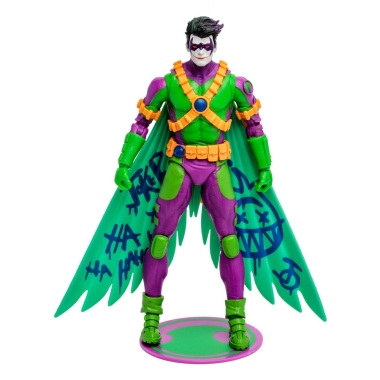 DC Multiverse Figurina articulata Red Robin (Jokerized)  (New 52) (Gold Label) 18 cm