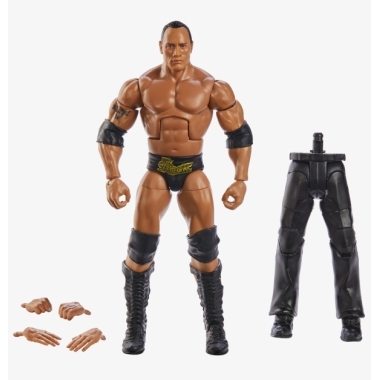 WWE WrestleMania Elite Collection Figurina The Rock (Mean Gene BAF) 15 cm