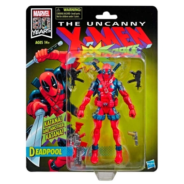 X-Men X-Force Retro Marvel Legends Figurina articulata Deadpool (Exclusive) 15 cm