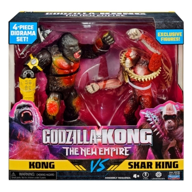 Godzilla x Kong The new Empire Set 2 figurine articulate Kong vs Skar King 15 cm
