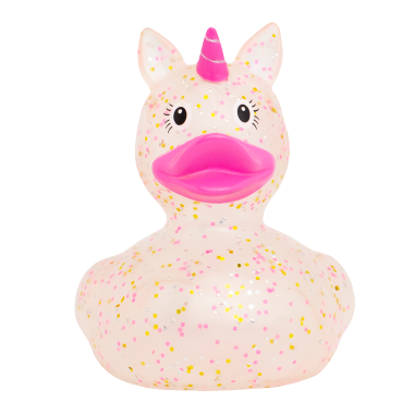 Glitter Unicorn Duck 8.5 cm (Rățușcă fantezie de cauciuc)