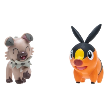 Pokemon Battle Set 2 figurine Tepig & Rockruff