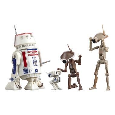 Star Wars: The Mandalorian Black Series Set 4 figurine articulate R5-D4, BD-72 & Pit Droids