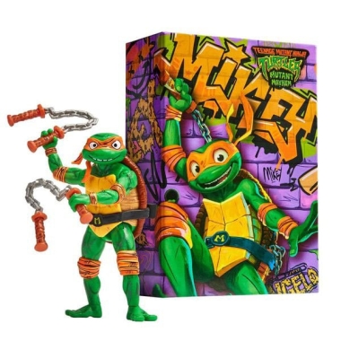 TMNT: Mutant Mayhem Figurina articulata Michelangelo (Comic Con) 13 cm