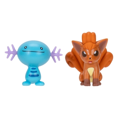 Pokemon Battle Set 2 figurine Wooper & Vulpix 5 cm