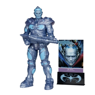 Batman & Robin DC Multiverse Figurina articulata Mr. Freeze (Black Light Edition) (Gold Label) 18 cm