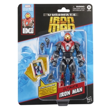 Marvel Legends Mini Comics Figurina articulata Ultimate Iron Man 15 cm