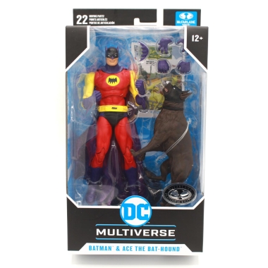 DC Multiverse Figurina articulata Batman & Ace the Bat-Hound Platinum Edition 18 cm