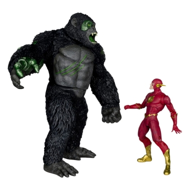 DC Multiverse Set 2 Figurine articulate  Flash vs. Titano 18 cm