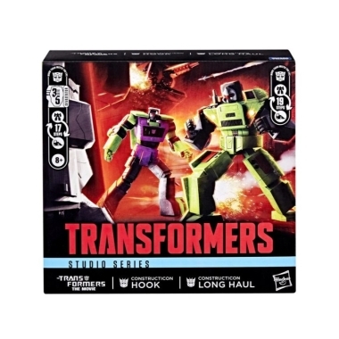 The Transformers: The Movie Set 2 figurine articulate Constructicon Hook & Constructicon Long Haul 16 cm