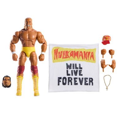 WWE Elite Royal Rumble 2025 Figurina articulata Hulk Hogan (Live Forever Flag) 15 cm