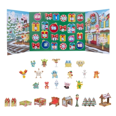 Pokemon Battle Advent Calendar Holiday 2024 (58 piese)