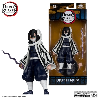 Demon Slayer: Kimetsu no Yaiba Figurina articulata  Obanai Iguro 18 cm
