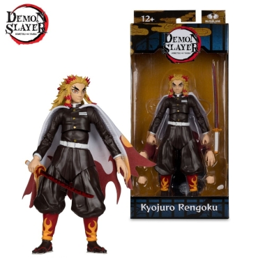 Demon Slayer: Kimetsu no Yaiba Figurina articulata Kyojuro Rengoku 18 cm
