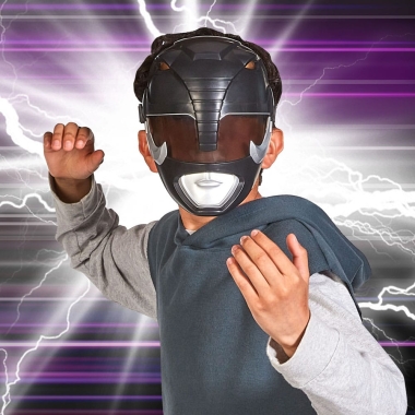 Mighty Morphin Power Rangers Mask Black Ranger