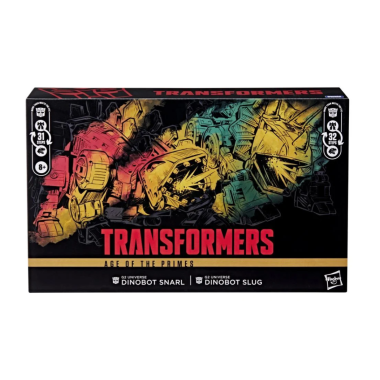 Transformers: Age of the Primes Leader Class G2 Universe Set 2 figurine articulate Dinobot Snarl & Dinobot Slug 21.6 cm