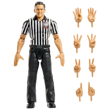 WWE From the Vault  Figurina articulata Referee John Cone (Black & White) Series 5 15 cm
