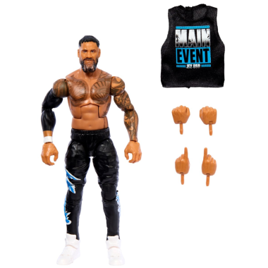 WWE Elite Top Picks 2025 (Wave 1) Figurina articulata Jey Uso (Black Shirt) 15 cm