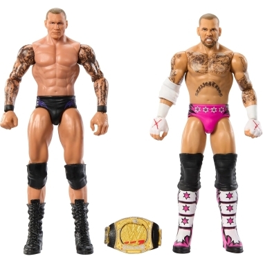 WWE Main Event 2 Set 2 Figurine articulate CM Punk & Randy Orton 15 cm