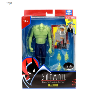Batman: The Animated Series DC Direct Build-A Action Figures (Wave 5) Figurina articulata Killer Croc (Platinum Edition) 15 cm
