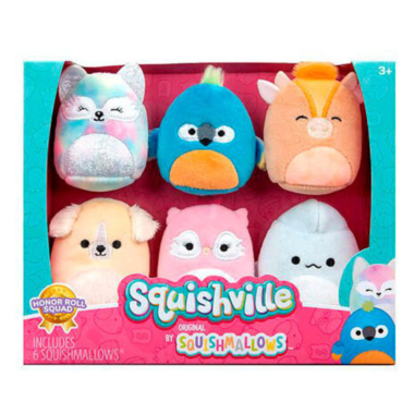 Squishmallows Set jucarii de plus Squishville 5cm