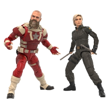 Thunderbolts Marvel Legends Set 2 figurine articulate Yelena Belova & Red Guardian 15 cm