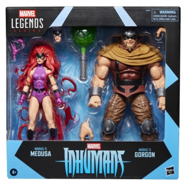 Marvel Legends Series Inhumans Set 2 figurine articulate Medusa & Gorgon 15 cm