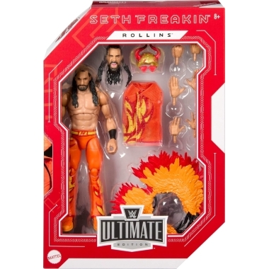 Fan TakeOver WWE Ultimate Edition Exclusive Figurina articulata Seth Rollins (Fire Gear) 15 cm 