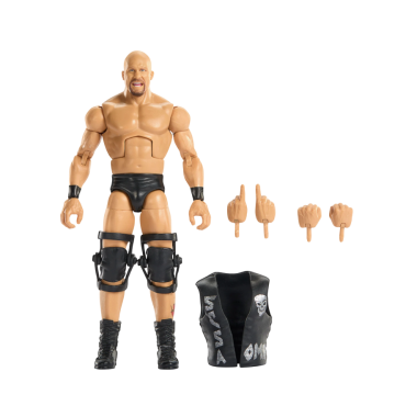WWE Elite Greatest Hits 9 Figurina articulata Stone Cold Steve Austin (WM19) 15 cm
