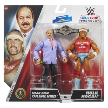  WWE Main Event Set 2 figurine articulate Hulk Hogan & Mean Gene Okerlund 15 cm