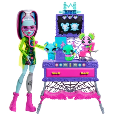 Monster High Papusa Frankie Stein cu laborator