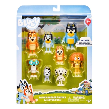 Bluey - Set 8 figurine