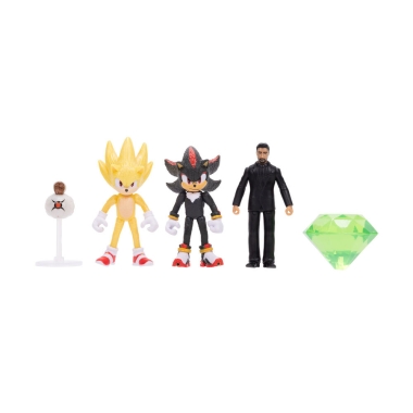 Sonic The Hedgehog Movie 3 Set 5 figurine articulate 6 cm