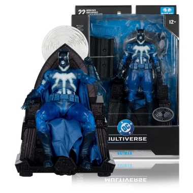DC Multiverse McFarlane Collector Edition Figurina articulata #47 Batman & Mobius Chair (Darkseid War) PLATINUM EDITION18 cm