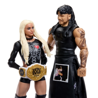 WWE Main Event Showdown Set de 2 figurine articulate Dominik Mysterio & Liv Morgan 15 cm