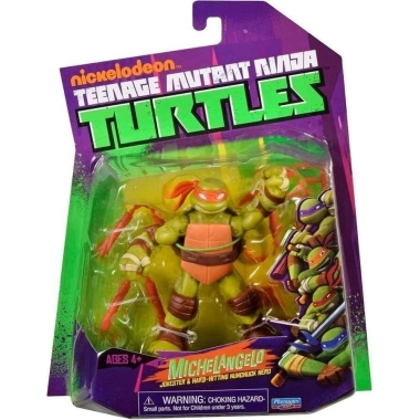 Teenage Mutant Ninja Turtles World of TMNT Figurina articulata Michelangelo 11 cm
