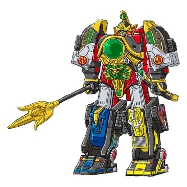 Mighty Morphin Power Rangers Figurina articulata Thunder Megazord with Mega Power Sword 28 cm