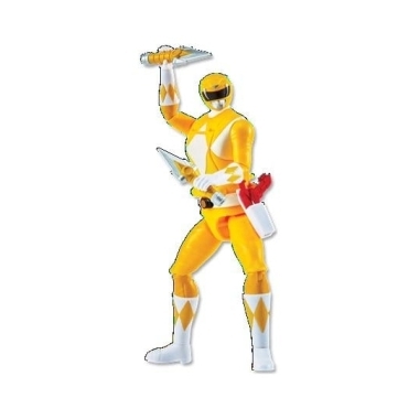 Mighty Morphin Power Ranger sFigurina articulata Auto-Morphin Yellow Ranger Season 2