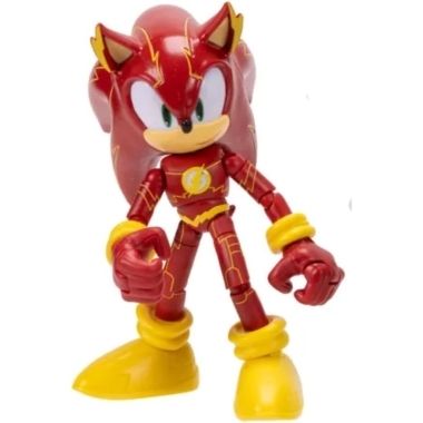  DC x Sonic the Hedgehog Figurina articulata Sonic as The Flash 13cm