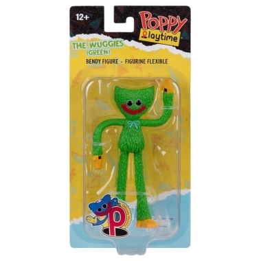 Poppy Playtime Figurina flexibila Green Huggy Wuggy 11 cm