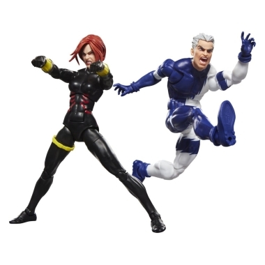 Marvel Legends Series Set 2 figurine articulalta Black Widow si Quicksilver 15 cm