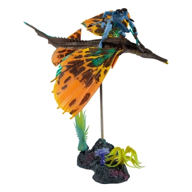Avatar: The Way of Water Figurine articulate (Deluxe Large) Jake Sully & Skimwing