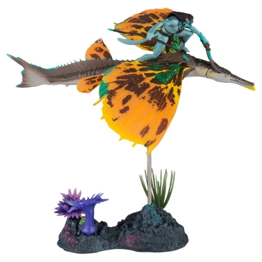 Avatar: The Way of Water W.O.P Figurine articulate (Deluxe Large) Tonowari & Skimwing