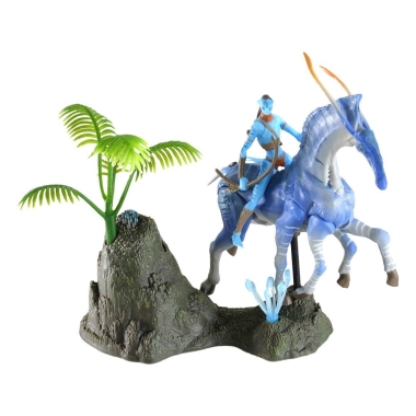 Avatar W.O.P Figurine articulate (Deluxe Medium) Tsu'tey & Direhorse