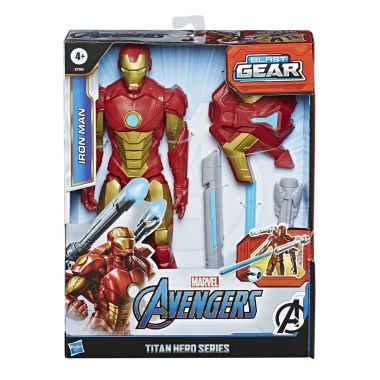 Avengers Marvel Titan Hero Figurina Iron Man Blast Gear 30 cm