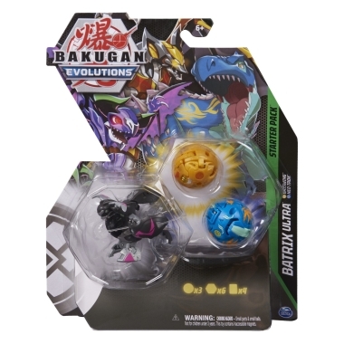 Bakugan pachet starter 3 bakugani S4 Batrix Ultra, Griswing si Neo Trox