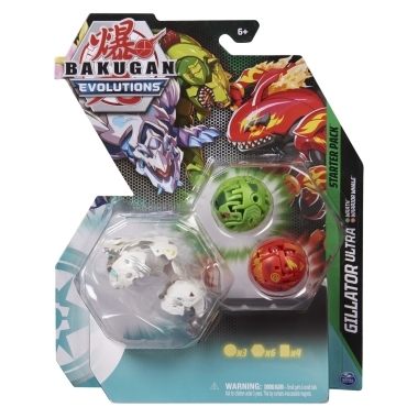Bakugan pachet starter 3 bakugani S4 Gillator Ultra, Wrath si Warrior Whale