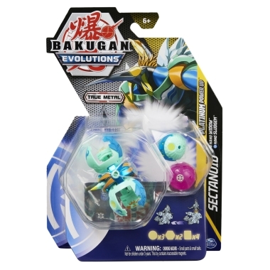 Bakugan Platinum Powerup S4 Sectanoid Nano Widow si Nano Sludgem